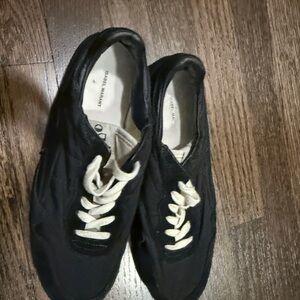 Isabel Marant Black Sneakers with White Laces - size 38